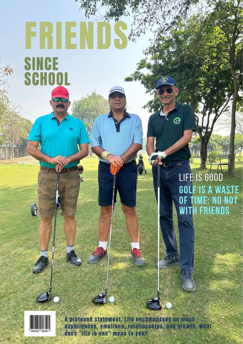 We are friends since our school days. Two of us joined फ़ौज and the 3rd chose to be an architect. Besides GOLF, the lesson drawn from the BC was that ARMY makes you unfit for the civilian world. Do you agree or disagree???