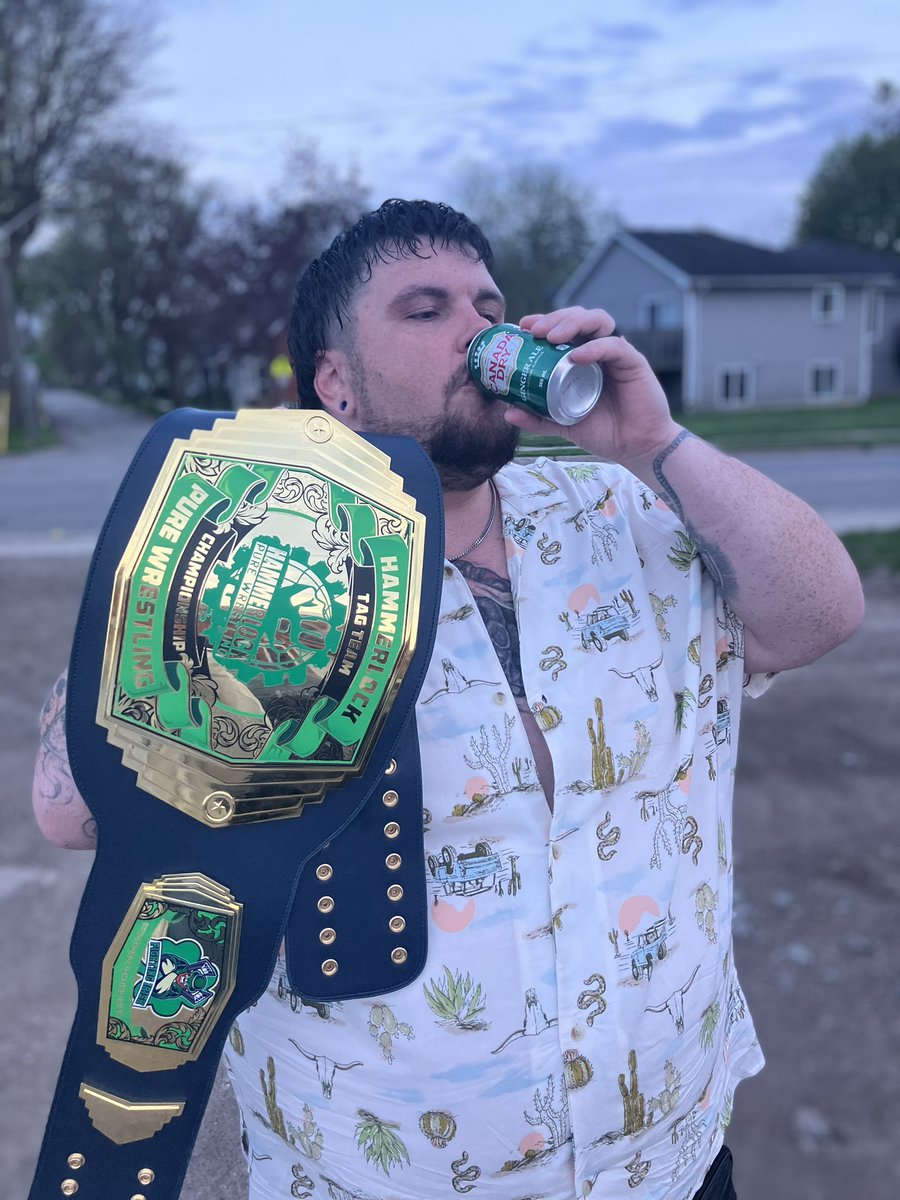 Post match @CanadaDry really hits the spot 

#TagTeamChampions