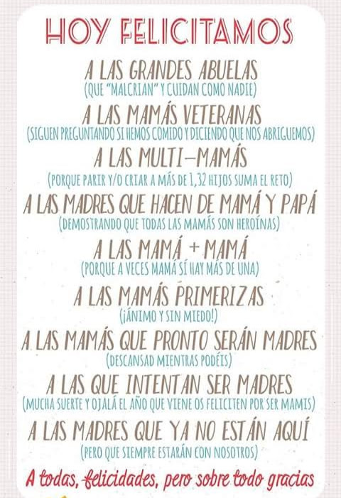 #FelizDiadelaMadre