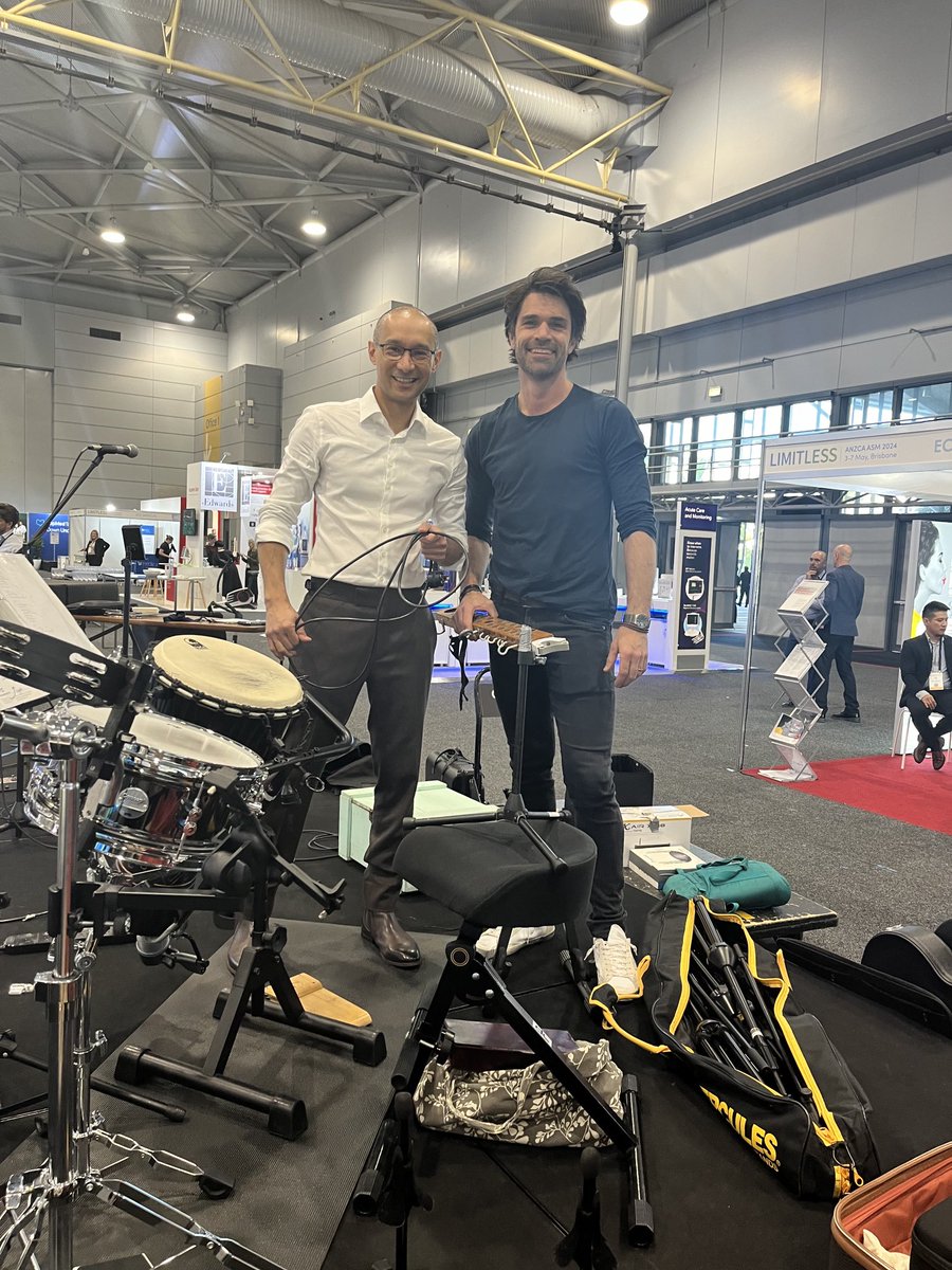 Dr Adrian Chin and Dr Rob Butler are Magnetic South - live music in the exhibition hall from 5pm, drinks and canapes #ASM24Bris ⁦<a href="/ANZCA/">ANZCA</a>⁩ ⁦<a href="/GongGasGirl/">Tanya</a>⁩ ⁦<a href="/maffygirl/">Mary-Ann Fox</a>⁩