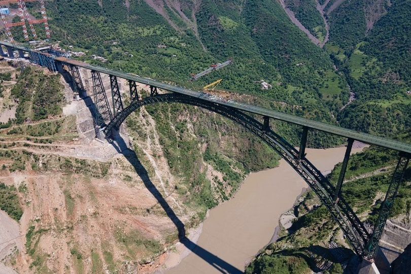 A small sample of development.. #BadaltaKashmir #chenabbridge #railway Save Birds Maxwell Sunny Agniveer