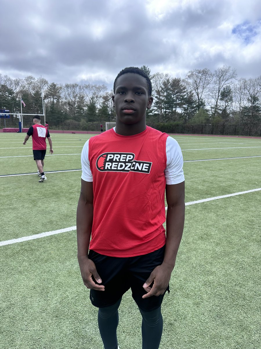 <a href="/Ehuddy07/">Ethan Hudson</a> had some first class numbers at the <a href="/PRZNewEngland/">Prep Redzone New England</a> combine series showcase yesterday.  Did a lot of things well that caught my attention. He will be featured in my next report. I had him as my number 1 amongst RB’s.  #RecruitNewEngland