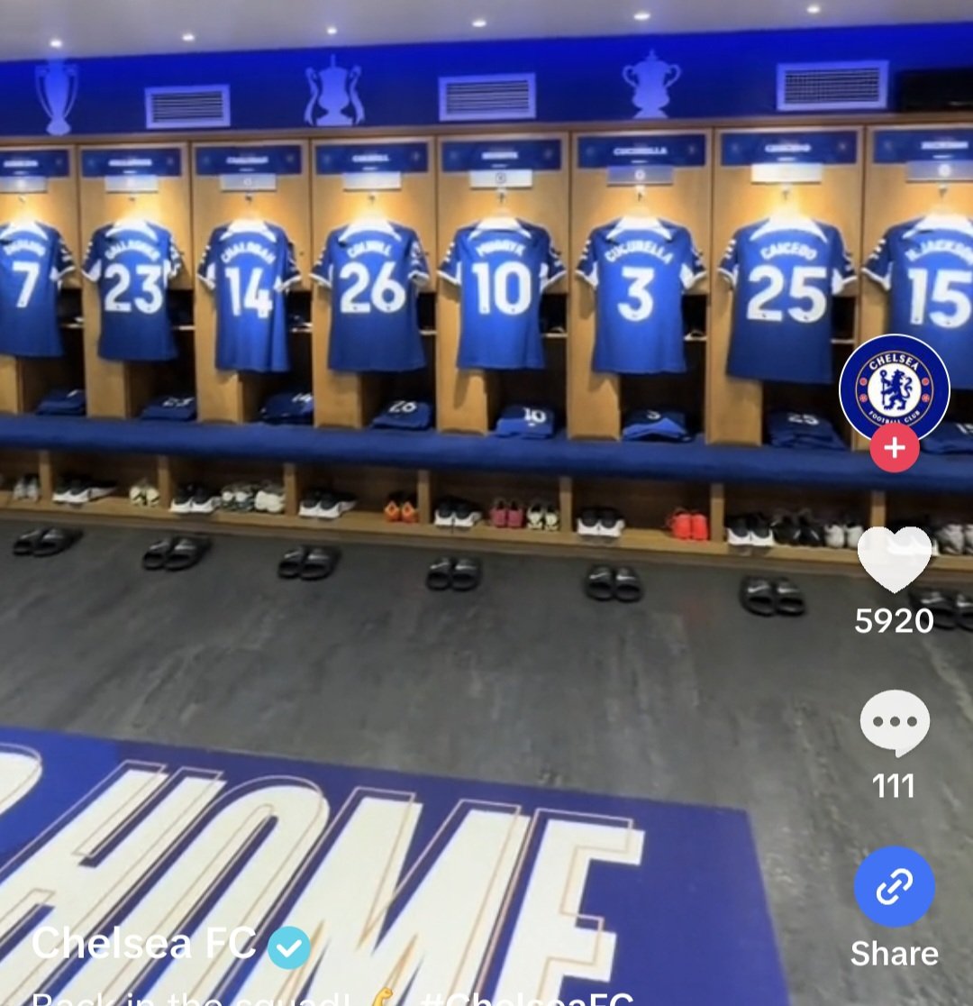 🚨 Chelsea via TikTok. Nkunku, Colwill, and Gusto are back! 🔥 #CFC