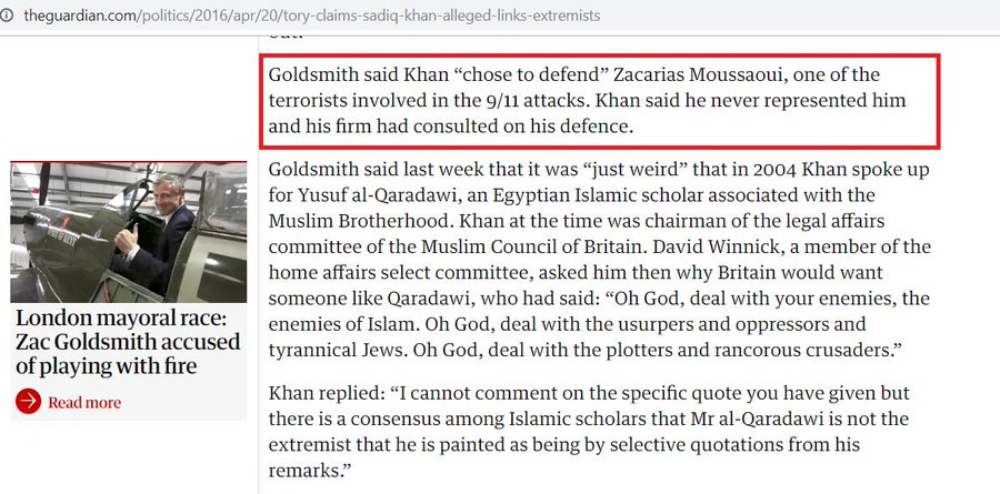 🤔I'm still trying to figure out who would vote for a Person who in his early life May have been a Islamist Terrorist supporter, you know, that religion of peace! 
#WorldTradeCenter
#SadiqKhan #Goldsmith #LondonMayorElections #SusanHall @Councillorsuzie