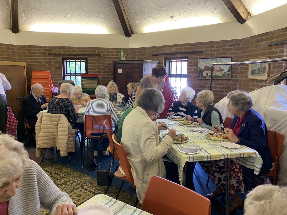 Good to be with the people of St Benedict’s Gunton and St Margaret’s Hopton on Sea at their services this morning, and then their lite bite lunch - much appreciated by those who live alone.