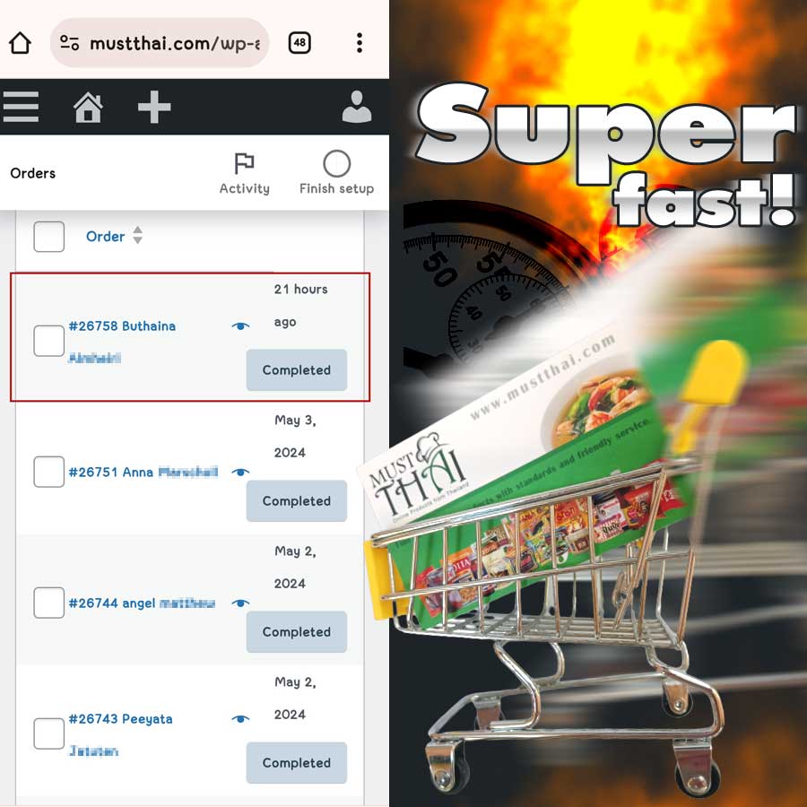 Superfast!🛒🎉🥳We will order the product for you only. Purchasing team will purchase the deliver products and notify tracking number #thankyou of #shopping #thaisnack #herbaltea #healthycoffee #thaiproducts #mustthai #groceryonline #thaigrocery🛒 mustthai.com