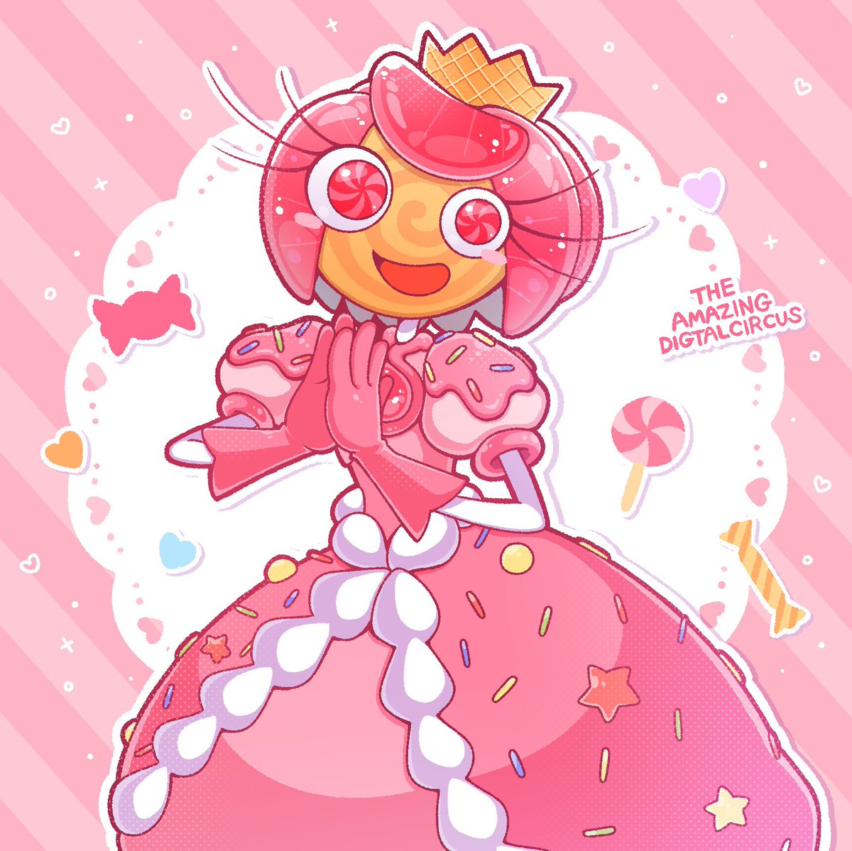 ルーちゃん🍭ドレスふわふわでかわいかった〜!!
 #princessloolilalu #tadcfanart