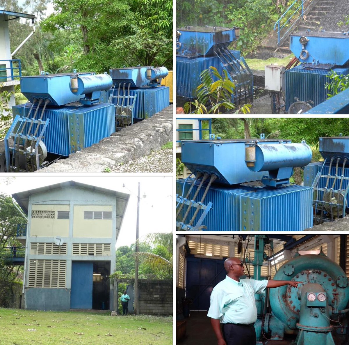 Haïti 🇭🇹 chérie ❤️ Ces photos sont des images de la centrale hydraulique de Saut-Mathurine inaugurée par le Gouvernement de Jean Claude Duvalier en 1983 🙏 La centrale produisait 2,4 mégawatts d'électricité qui alimentait les communes de Camp-Perrin, Maniche & une bonne partie…