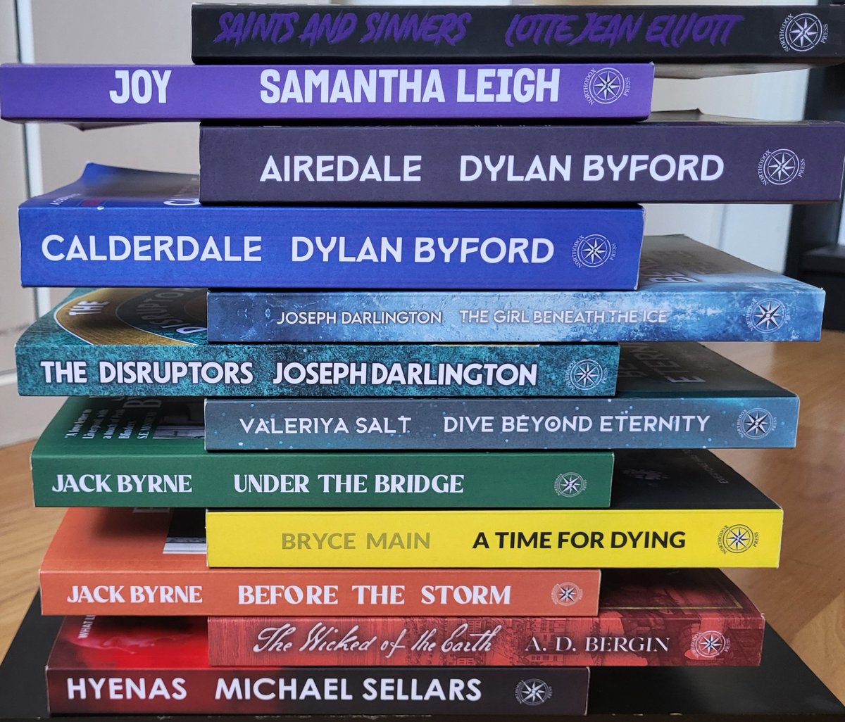 We saw someone doing a rainbow stack challenge on Instagram. Well, here is the Northodox attempt 😍 northodox.co.uk/bookstore