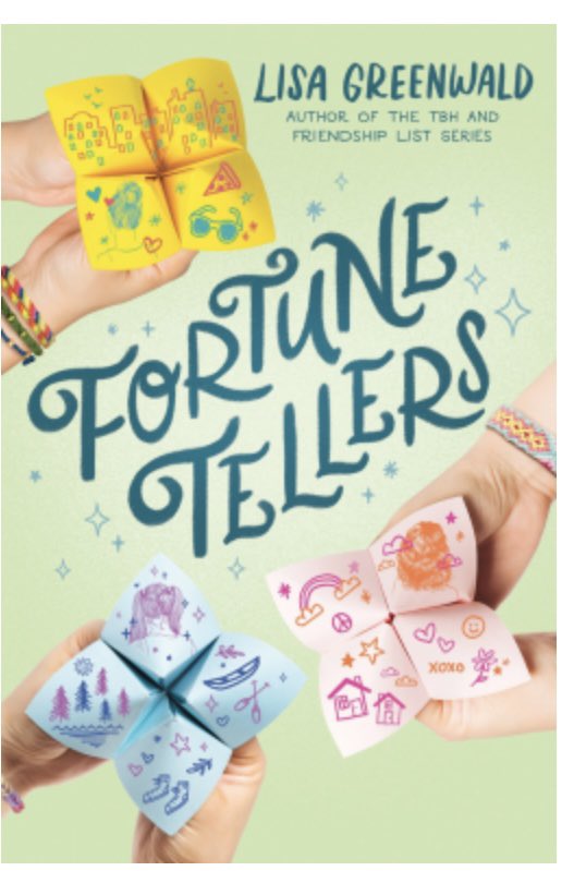 #bookaday Fortune Tellers @lisagreenwald Loved this bk told from 3 POV 3 friends separated bc of moves and pandemic. They find fortune tellers from the past and hope to repair friendship. @HarperStacks @KTegenBooks @NetGalley 5/7