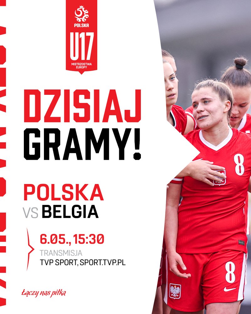 Dzisiaj zaczynamy Euro! 🤩 ____ #POLBEL 🇵🇱🇧🇪 U17 #U17WEURO