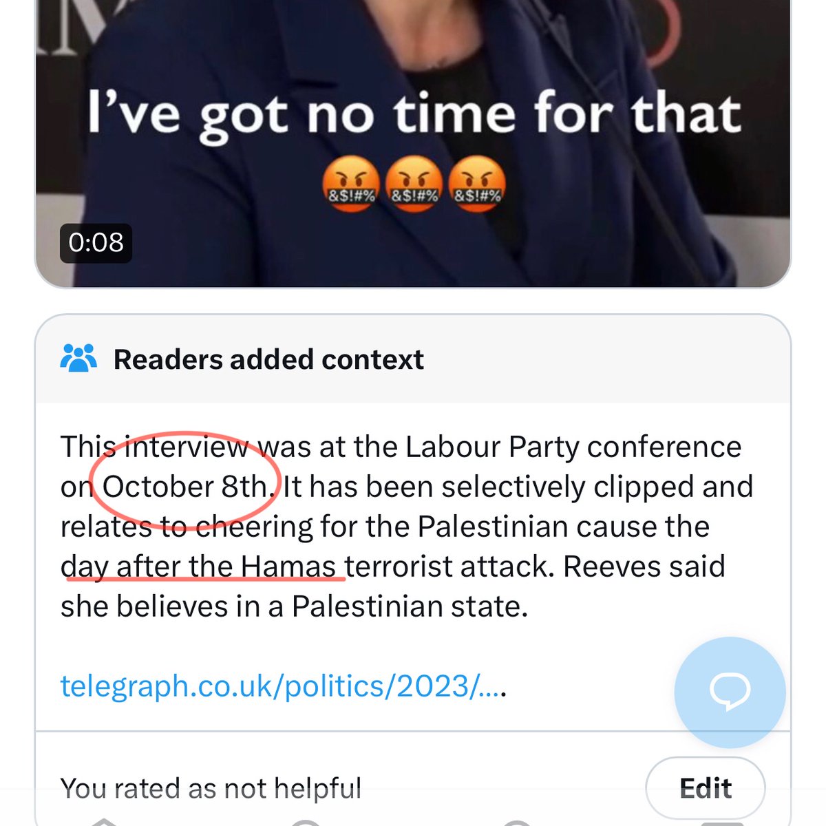 🚨False Community Notes being placed on videos in an attempt to erase the history of Starmer and Labour’s support for war crimes in Gaza. They lie and lie and lie