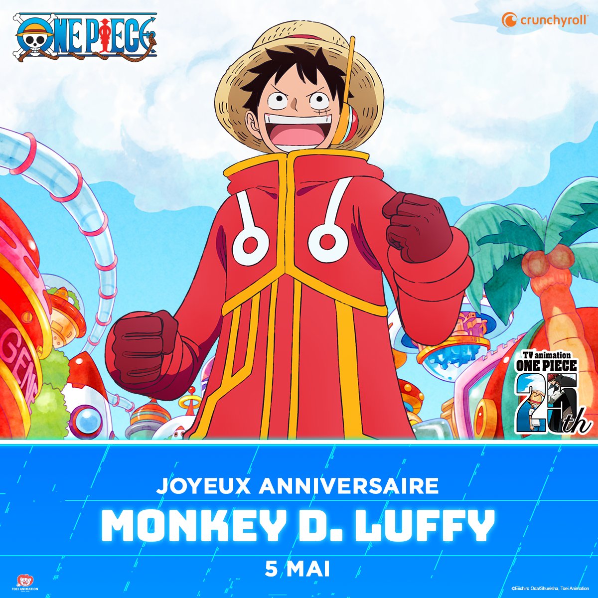 Joyeux anniversaire au futur roi des pirates ! 🏴‍☠️🎉