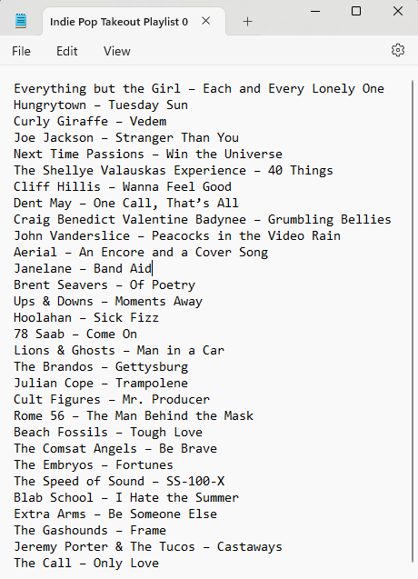 May 4 menu on @nwrbroadcast @78saabhq @aerial_band @beachfossils @blab_school @brentseavers @cliffhillis @CultFiguresBand @curlygiraffenet @dentmay @ebtg @janelanemusic @jeremyporterMI @johnvanderslice @rome56 @brandos_the #TheCall @EmbryosThe @ShellyeShellyev @SpeedOfSoundUK