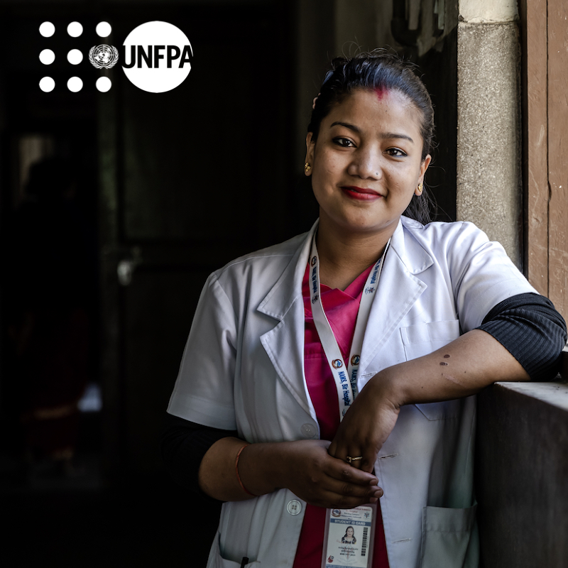 Rajini is in the 3rd year of her Midwifery Bachelor's Programme in #Nepal. “I urge young people who want to contribute to society in the #healthcare profession to study to be a #midwife. When we are strong in numbers we can advocate for recognition, we can better serve pregnant…