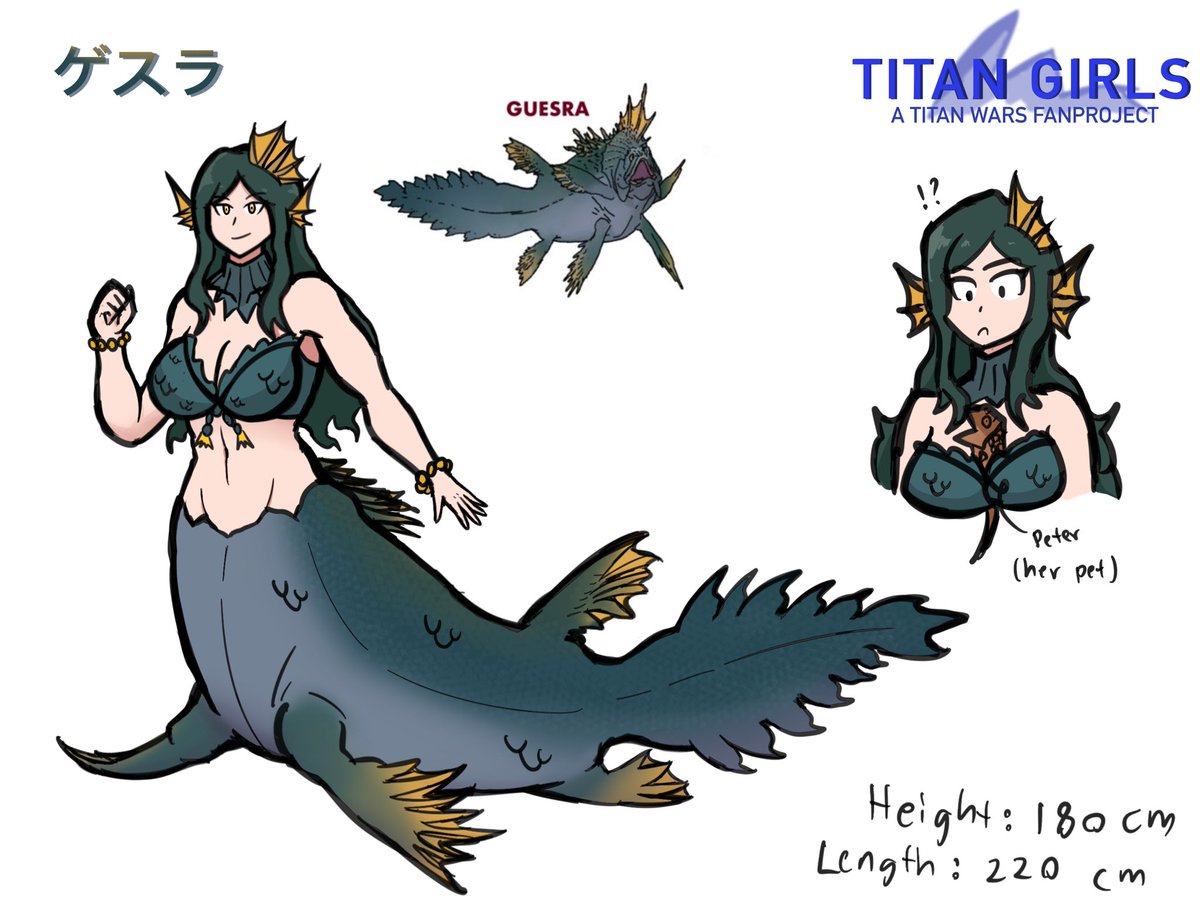 #TitanGirls #mermay Guesra/Gesura Mermaid time #TitanWars: @TheAmazingSpino