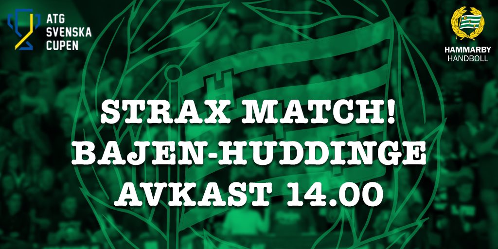 🇳🇬 FRAMÅT BAJEN! Snart cupkval – men redan nu snackar vi med @edwinaspnback på fiket!

🎟 Frivillig entré.

📺 handbollplay.se/atg-svenskacup…

#bajen #hammarby #hammarbyhandboll #ATGsvenskacupen