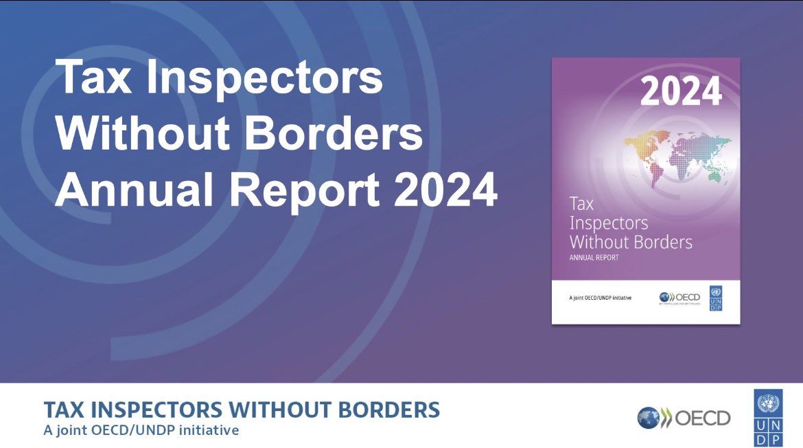 Tax Inspectors Without Borders, the great & joint @UNDP @OECD Initiative, has launched its 2024 Annual Report Hear! The Initiative has generated USD $2.3 billion in tax revenues- over USD $6 billion in tax assessments across 62 jurisdictions since 2015 go.undp.org/Z4R