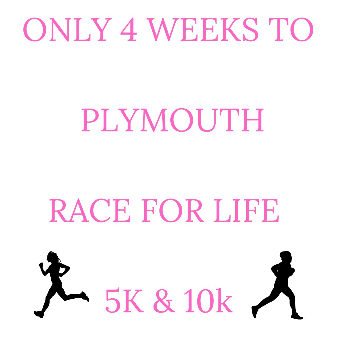 The count down to our first 10k has started. You still have time to sign up for events or become a volunteer. Together we will beat cancer. #raceforlife #CancerResearch #5k #10k #VolunteerOpportunities #run #walk