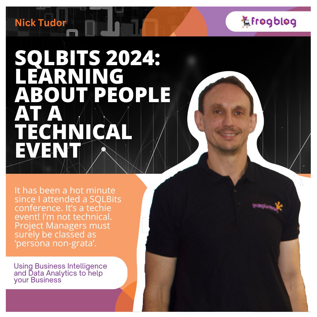 💡 Looking for a fresh perspective on tech conferences? Nick T's Frog Blog has you covered! Explore his reflections on SQLBits 2024, including discussions on inclusivity, mental health, and personal growth. 🔋Don't miss out: purplefrogsystems.com/2024/05/sqlbit… #SQLBits