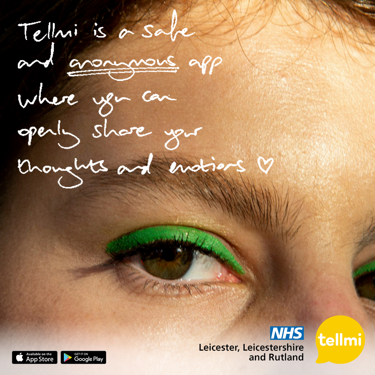 Tellmi is a safe and anonymous platform where you can openly share your thoughts and emotions, and seek support from others without fear of judgment or discrimination. Search Tellmi on the App Store or Google Play Store