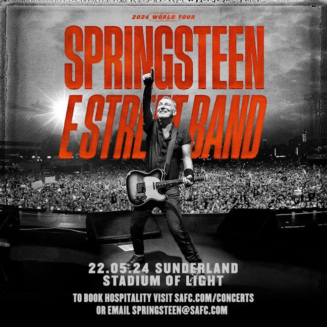 🎸🎤 Get ready to rock out at Stadium of Light when Bruce Springsteen & the E Street Band arrive in Sunderland! Enjoy pre-concert food & drinks in our city before a night of singing along to all your favourites! 🍽️ orlo.uk/rHIgY