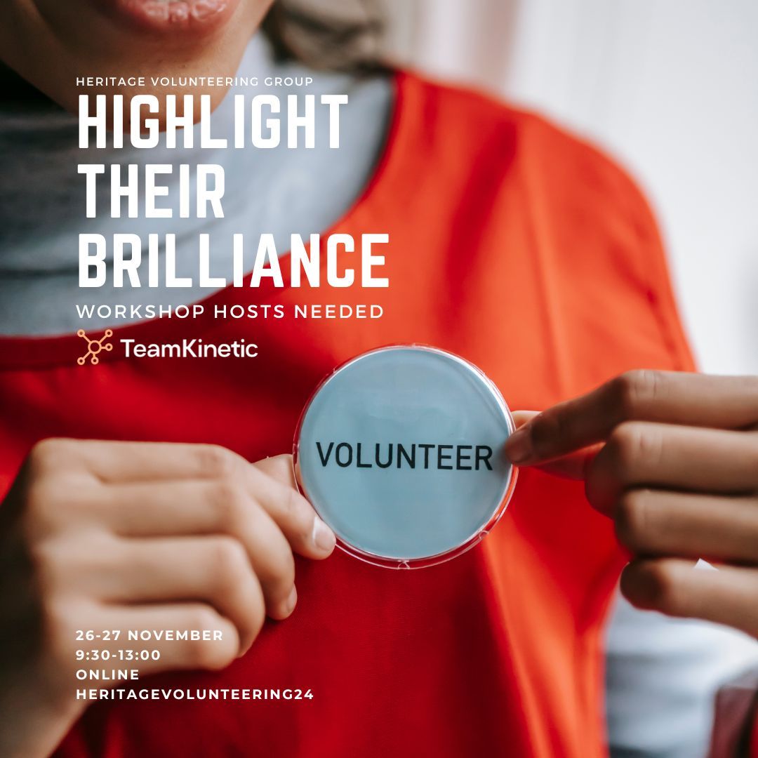We know you work with amazing #volunteers. So share their brilliance 🖥️ Host a workshop at our online conference, #heritagevolunteering24 on 26/27 November. 📄 Complete & return the form below by 31/5 to get involved #LoVols #VolMngmnt buff.ly/4diVvub
