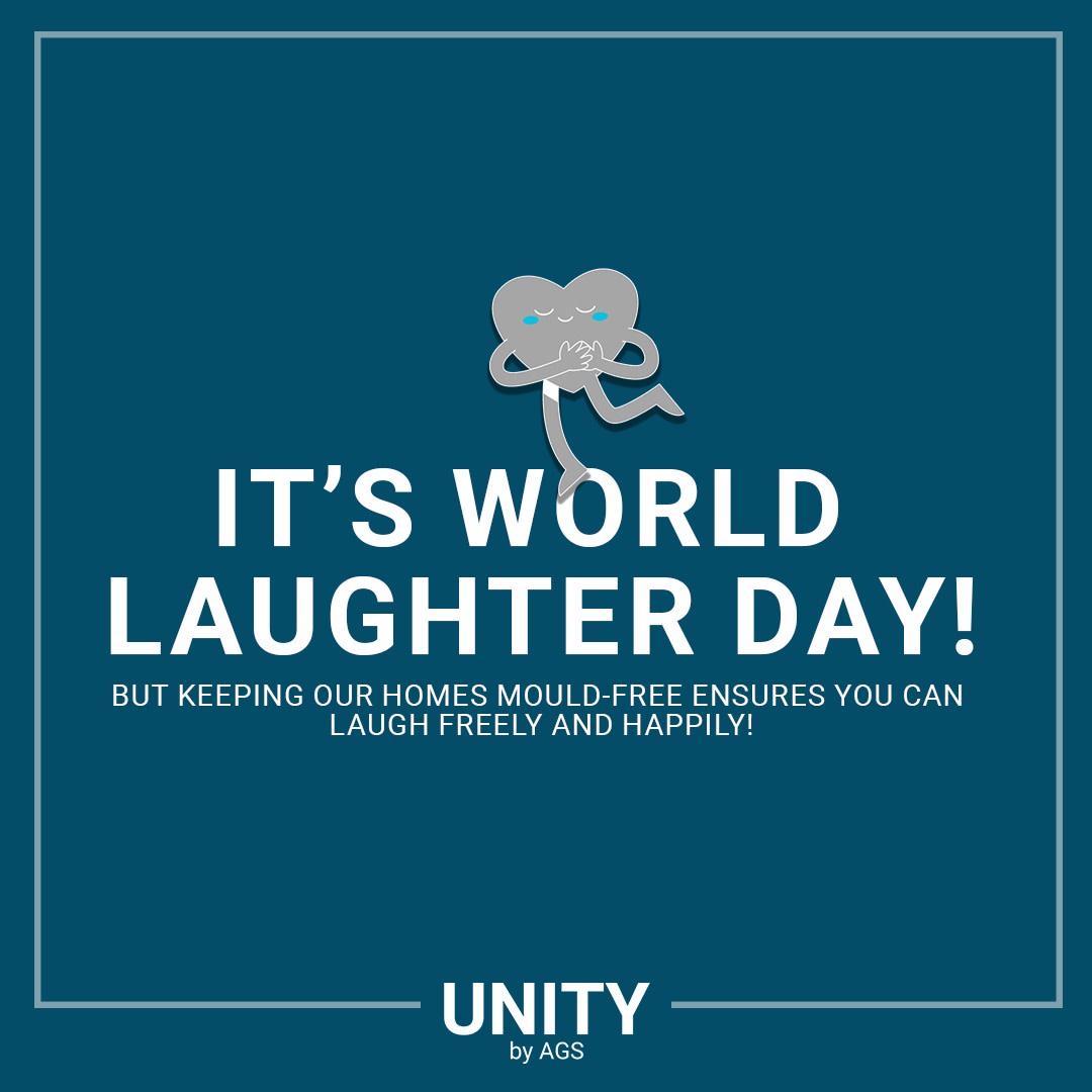 Happy #WorldLaughterDay 

By preventing mould growth, you're ensuring better indoor air quality, reducing the risk of respiratory issues and promoting overall well-being. 💙

#HealthyLiving #IndoorAirQuality #RespiratoryHealth #HappyHome #Wellness
