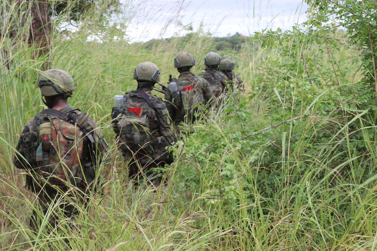 🇲🇿🇷🇼 Pictures of the joint operation of #Mozambique army and #Rwanda security forces conducted from 26 April to 3rd May 2024 in #Nampula