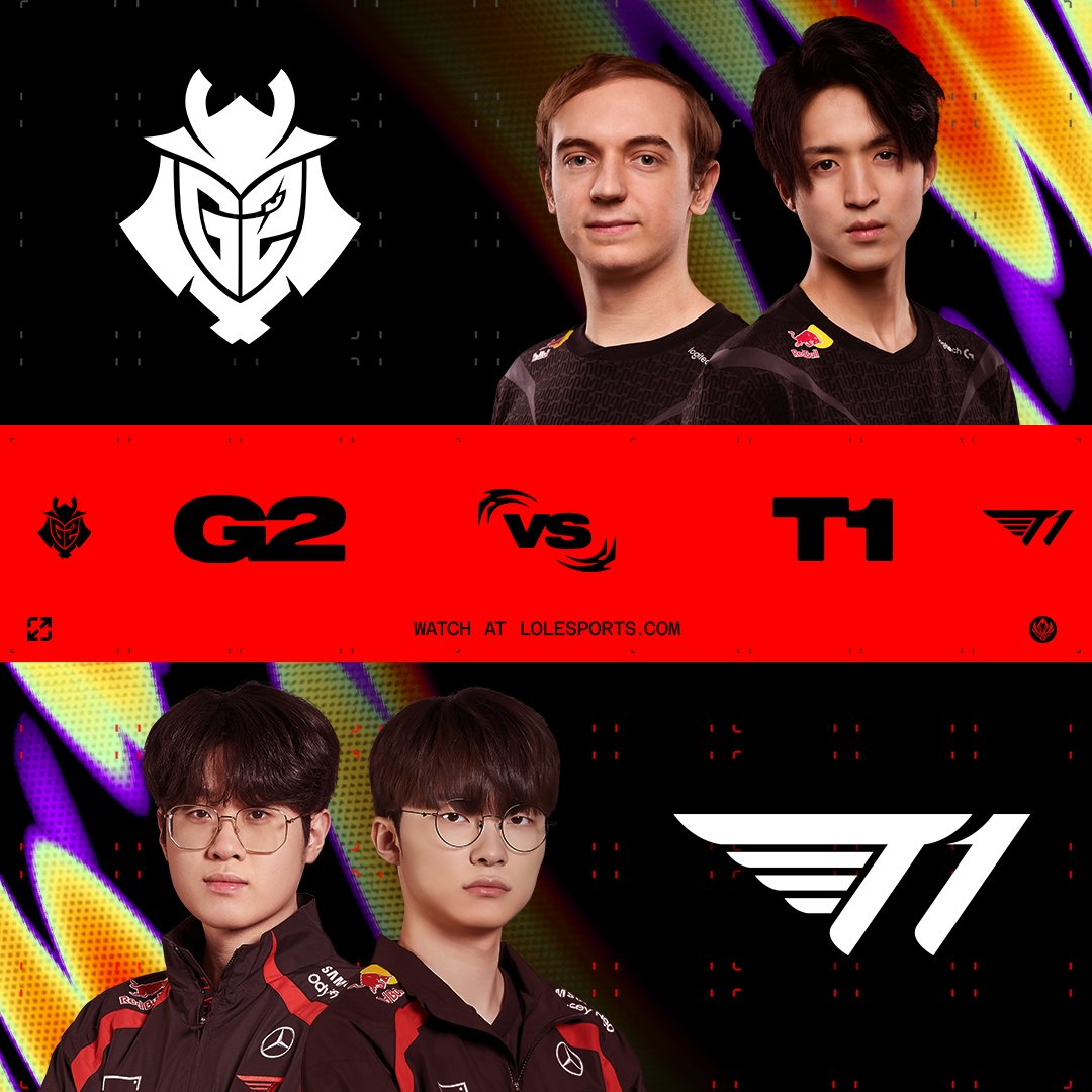 #MSI2024 Bracket Stage Round 1 Matchup: @G2League vs @T1LoL