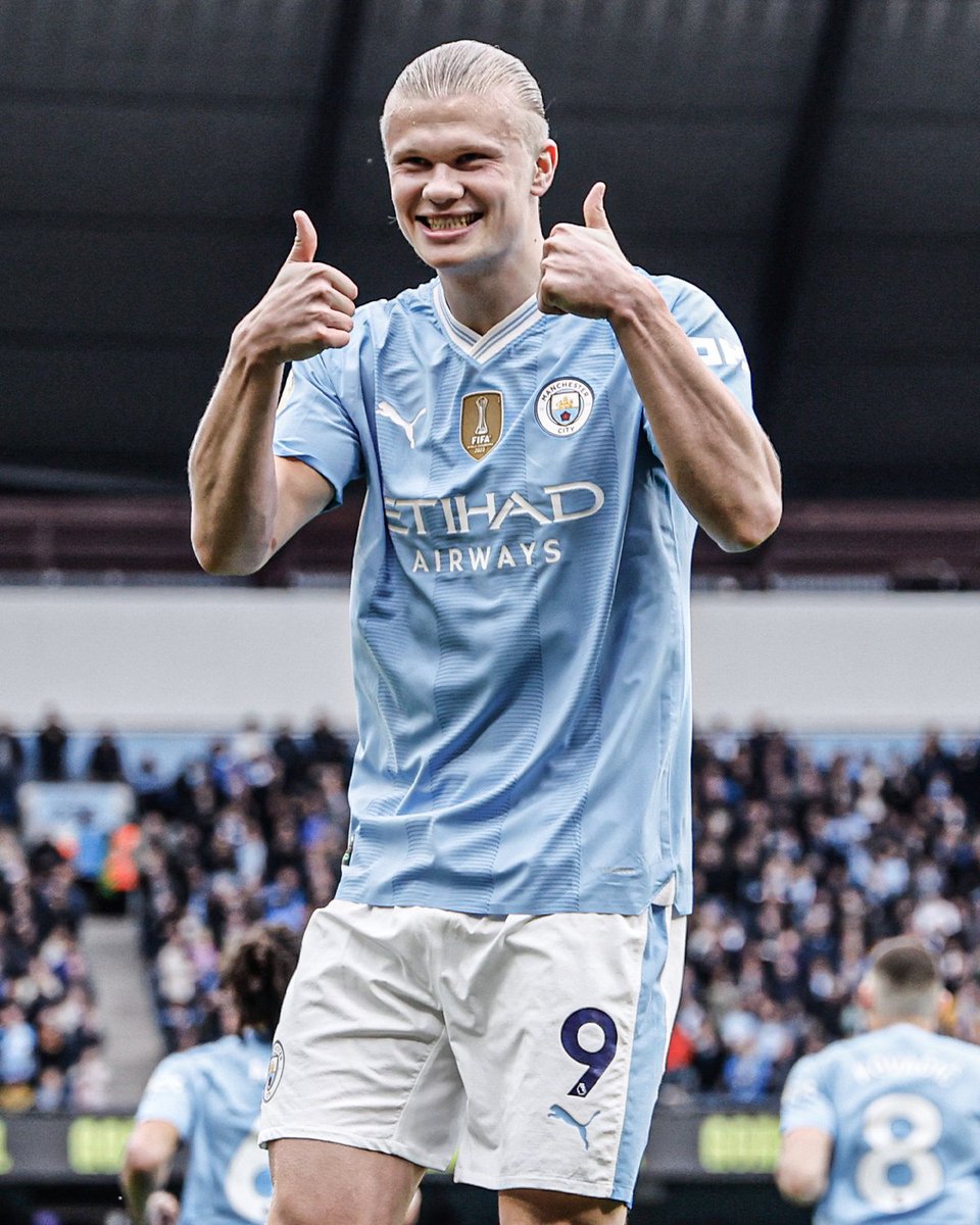 Since Erling Haaland joined Man City in the summer of 2022, he’s scored TWO hat tricks before halftime… The rest of the Premier League COMBINED has only done this once 😯