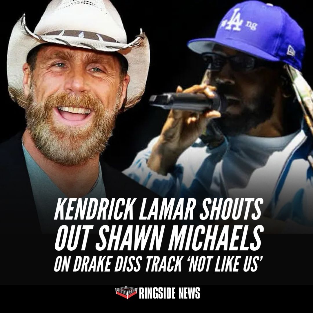 Were you surprised by Kendrick Lamar giving Shawn Michaels a shoutout like that? ringsidenews.com/2024/05/05/ken…