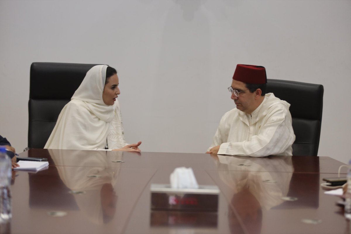 En marge de la 15ème Conférence au Sommet de l’OCI, M. Nasser Bourita s’est entretenu, hier à Banjul, avec la Secrétaire générale de l'Organisation de la Coopération Numérique (DCO), Mme Deemah AlYahya. #OICBanjulSummit