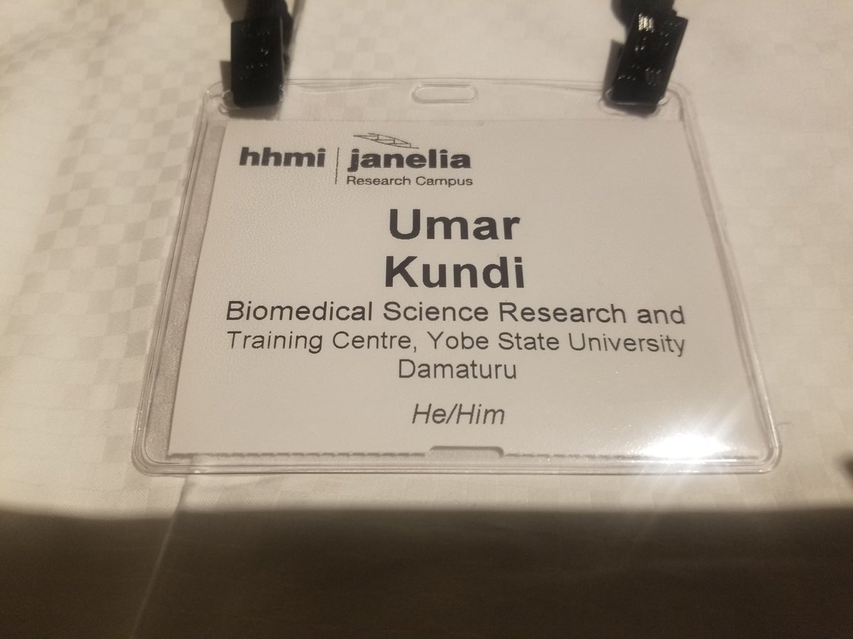 Arrived in DC after a lengthy 23-hour journey. ✈ Excited to attend the @HHMINEWS conference on 🔬🧫. Grateful to @AICjanelia and @HHMIJanelia for awarding me the Conference Fellowship.🤝 Forward to presenting a poster and representing our @BioRTCNig with my Boss @mahmoudbukar