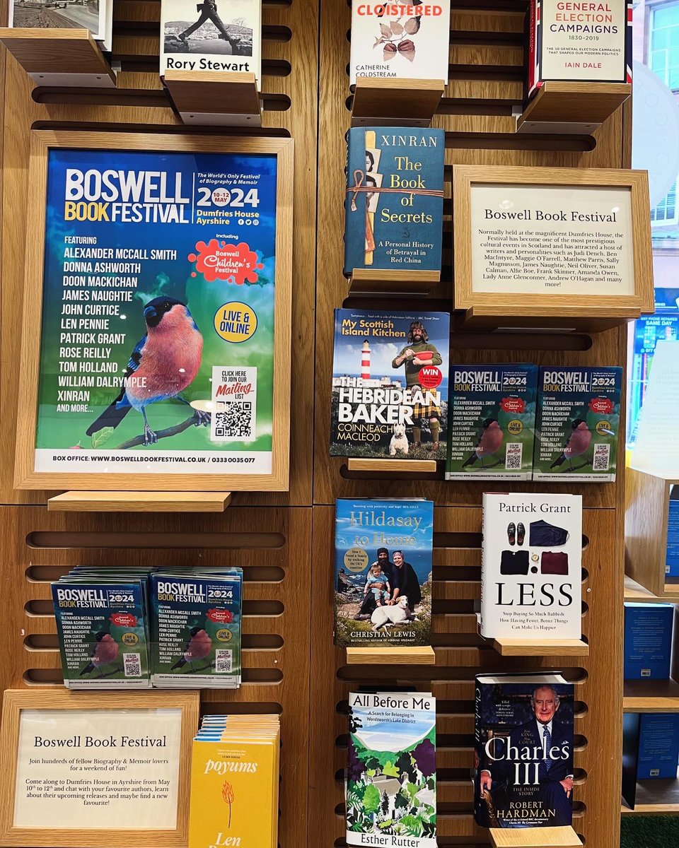 One week until Boswell Book Festival! There are some absolutely amazing authors and events on this year and tickets are still available online! See you there! #boswellbookfestival