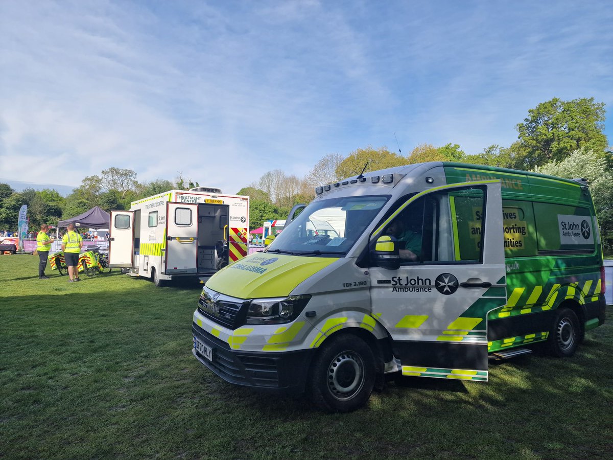 Josh Hensman (@joshhensman_) on Twitter photo Out and about with <a href="/_BumbleBirchy_/">Katie Birch</a> at <a href="/FrimleyHealth/">Frimley Health NHS Foundation Trust 💙</a> #RunFrimley. Huge thank you to the <a href="/SJAHampshireIOW/">St John Ambulance ¦ Hampshire & Isle of Wight</a> team as well as the <a href="/SJASouthEastCRU/">SJA South East CRU</a> team for cycling more than I ever could! #volunteering #ambulance Out and about with <a href="/_BumbleBirchy_/">Katie Birch</a> at <a href="/FrimleyHealth/">Frimley Health NHS Foundation Trust 💙</a> #RunFrimley. Huge thank you to the <a href="/SJAHampshireIOW/">St John Ambulance ¦ Hampshire & Isle of Wight</a> team as well as the <a href="/SJASouthEastCRU/">SJA South East CRU</a> team for cycling more than I ever could! #volunteering #ambulance