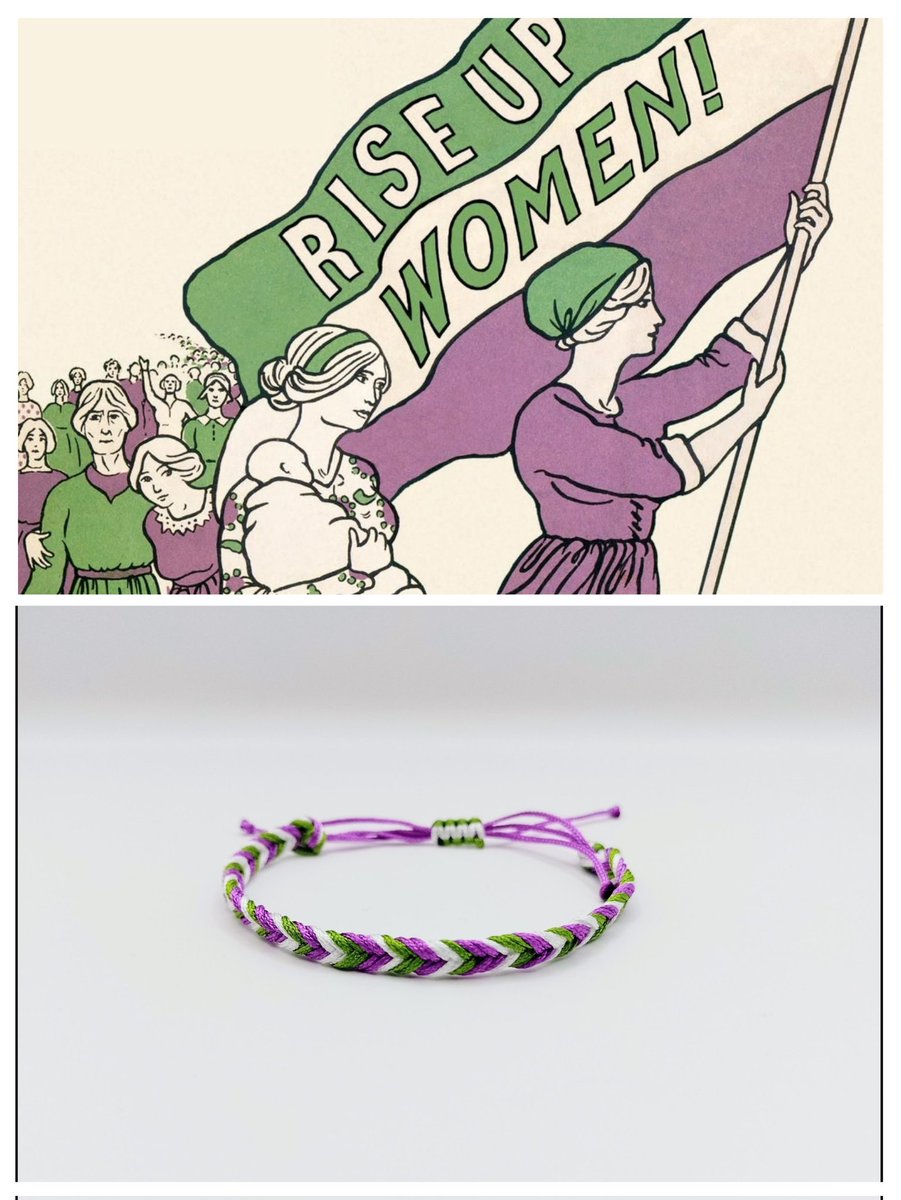 These are listed as part of my #PrideFlag collection, but these colours were first used by the #suffragettes and are still used by many #WomensAid organisations, too. Get yours at danverscottagecrafts.etsy.com 
#WelshCraftHour #CraftBizParty