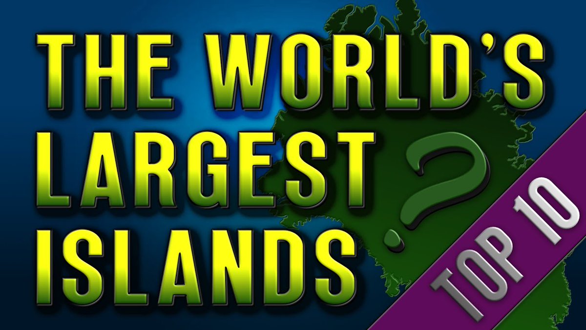 Find out about the Largest Islands in the World. Visit the flagsbook youtube channel to see the top ten. #flagsbook #geographyclass #islands #geography #planet #earth #dailyfacts