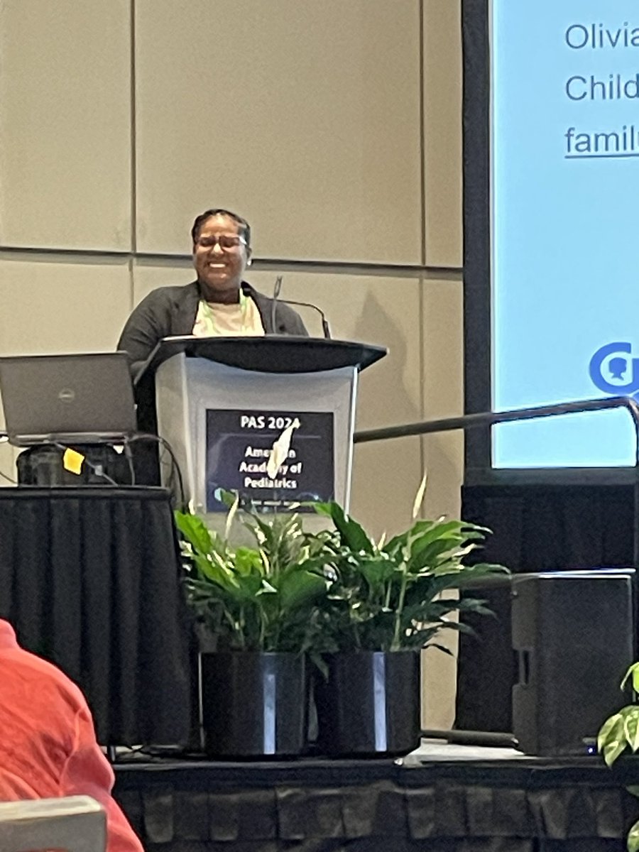 Had the honor of presenting my research about inequities in pediatric patient-centered medical homes at @PASMeeting #PAS2024 during the @AmerAcadPeds Presidential Plenary!