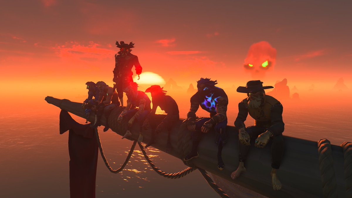 Crew❤️ Theme: Stunning Sunsets #SotShot #SeaOfThieves @SeaOfThieves