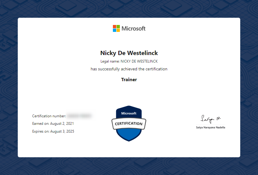 Sundays are made for renewals! Another year as a Microsoft Certified Trainer! 👨‍🏫 #MCT #MicrosoftLearn #Year4