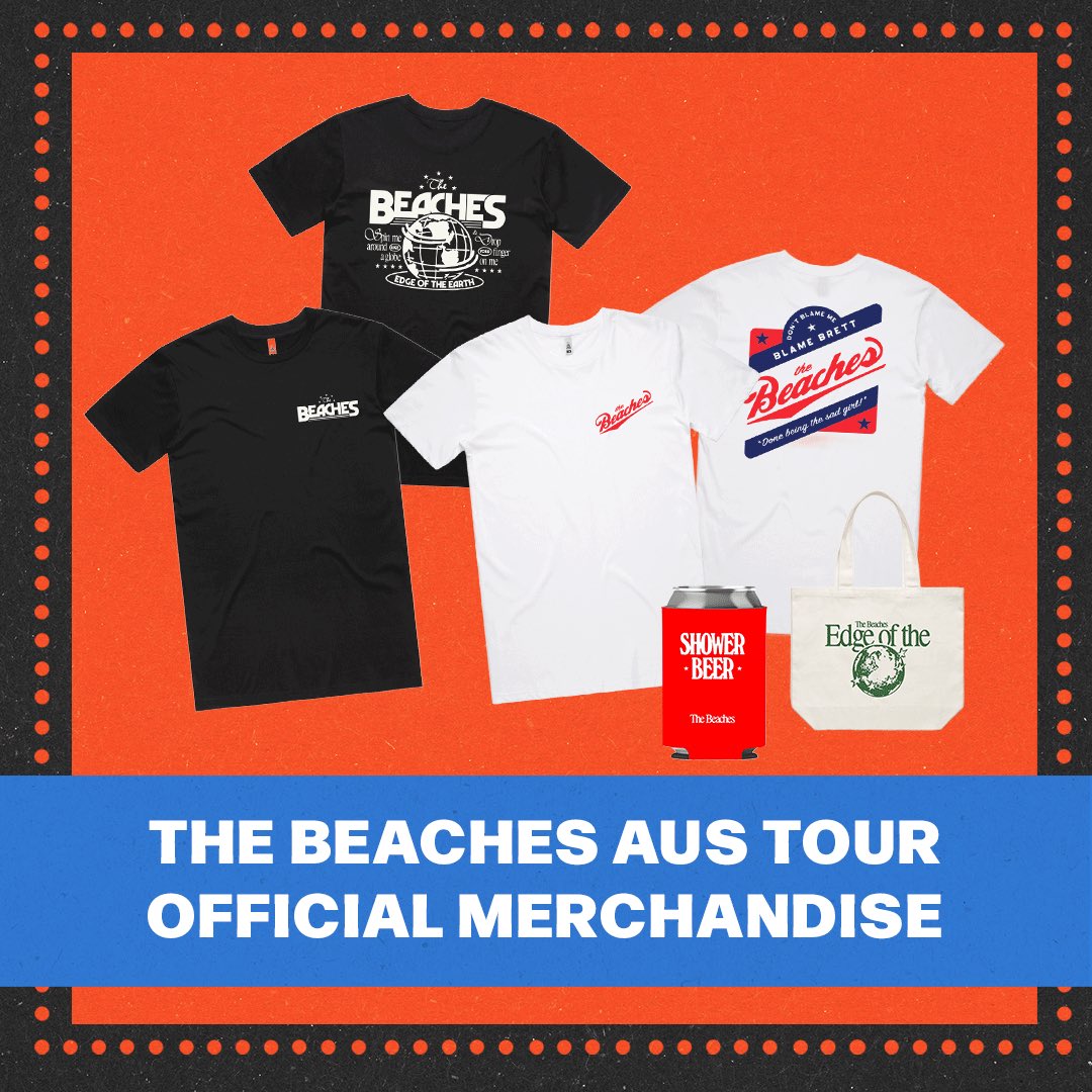 Australia! Make sure to cop some exclusive merch at the shows this week!