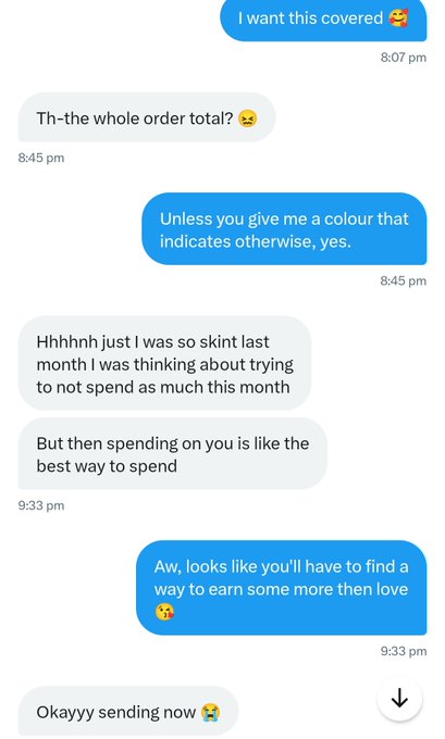 Make bad financial decisions to better my life 🥰 https://t.co/jyZBqS3eRu