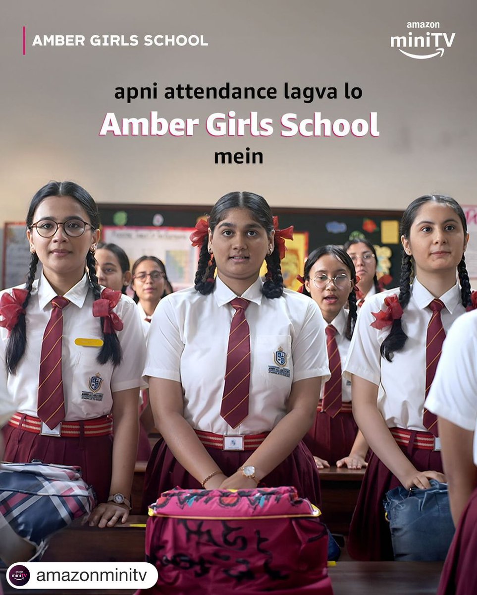 New batches shuru ho rahe hai jald hi! 
join karne ke liye comment karo ❤️ 

#AmberGirlsSchool, streaming now on #AmazonminiTV for FREE! 

#RajlaxmiRatanSeth #GarimaPuraPatiyaalvi @prawnchilli #CelestiBairagey @TheKajolChugh #ShrutiPanwar @harshkhurrana #IshikaGagneja…