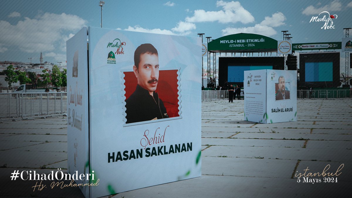 📸 | İstanbul’da düzenlenen Mevlid-i Nebi Mitingi'nde Kudüs şehidi Hasan Saklanan unutulmadı.

#CihadÖnderi