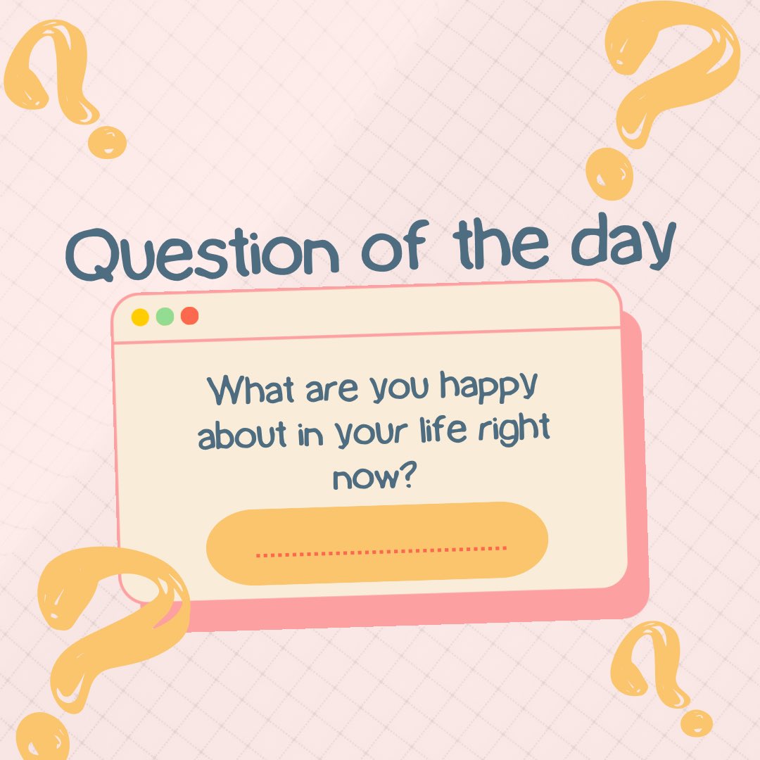 #QuestionOfTheDay