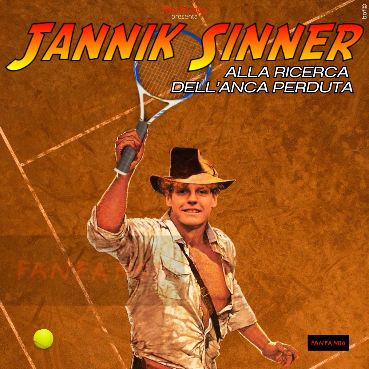 #janniksinner #sinner #anca #tennis #besttennisplayer #atp #internazionaliditennis #internazionalibnlditalia #roma #madridopen #sinnermania #fanfango #satira #parodia #meme #memeita #memeitalia #sinnermeme #memesita #cinema #indianajones #tennislove #tennislife