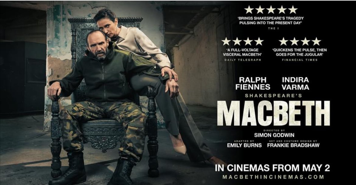 Off to see #Macbeth at the cinema with my daughter ahead of her Advanced Higher English exam on Tuesday. Has anyone seen it?