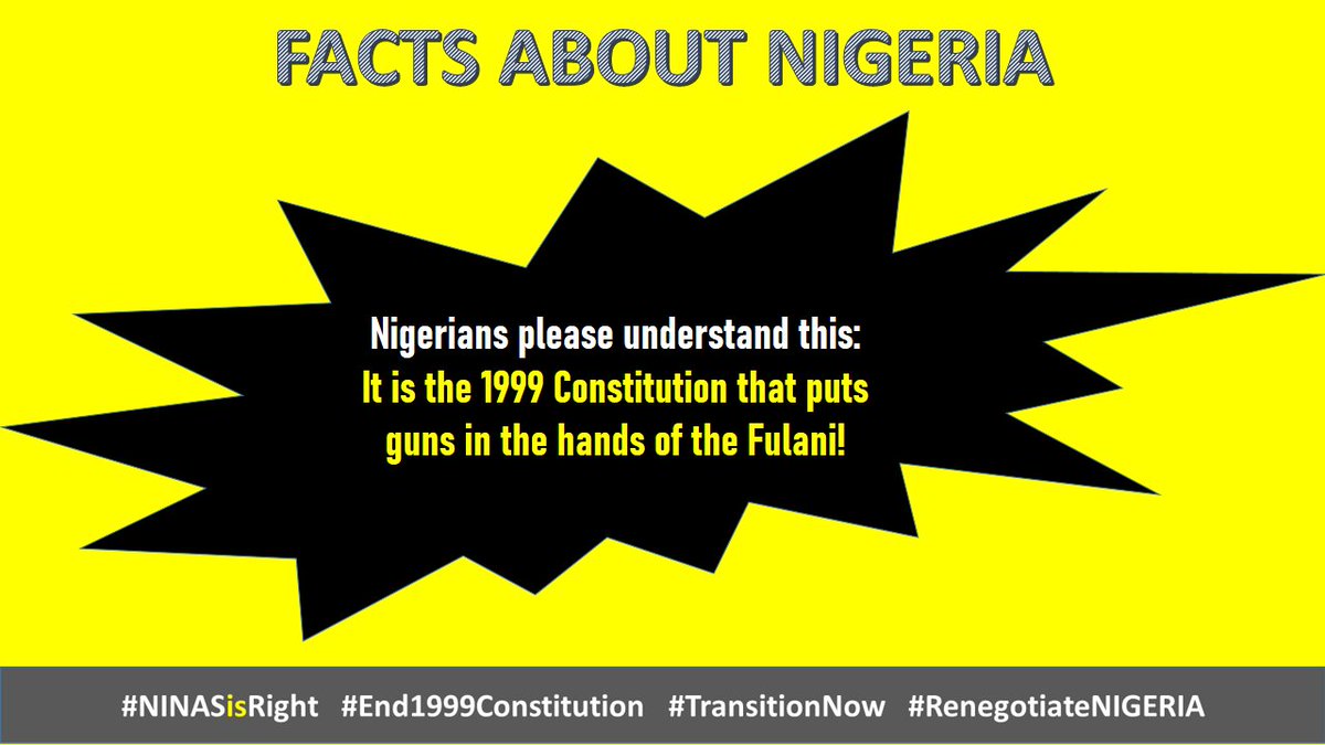 @BusinessDayNg #Nigeria…
#NINASisRight #End1999Constitution #TransitionNow #RenegotiateNIGERIA