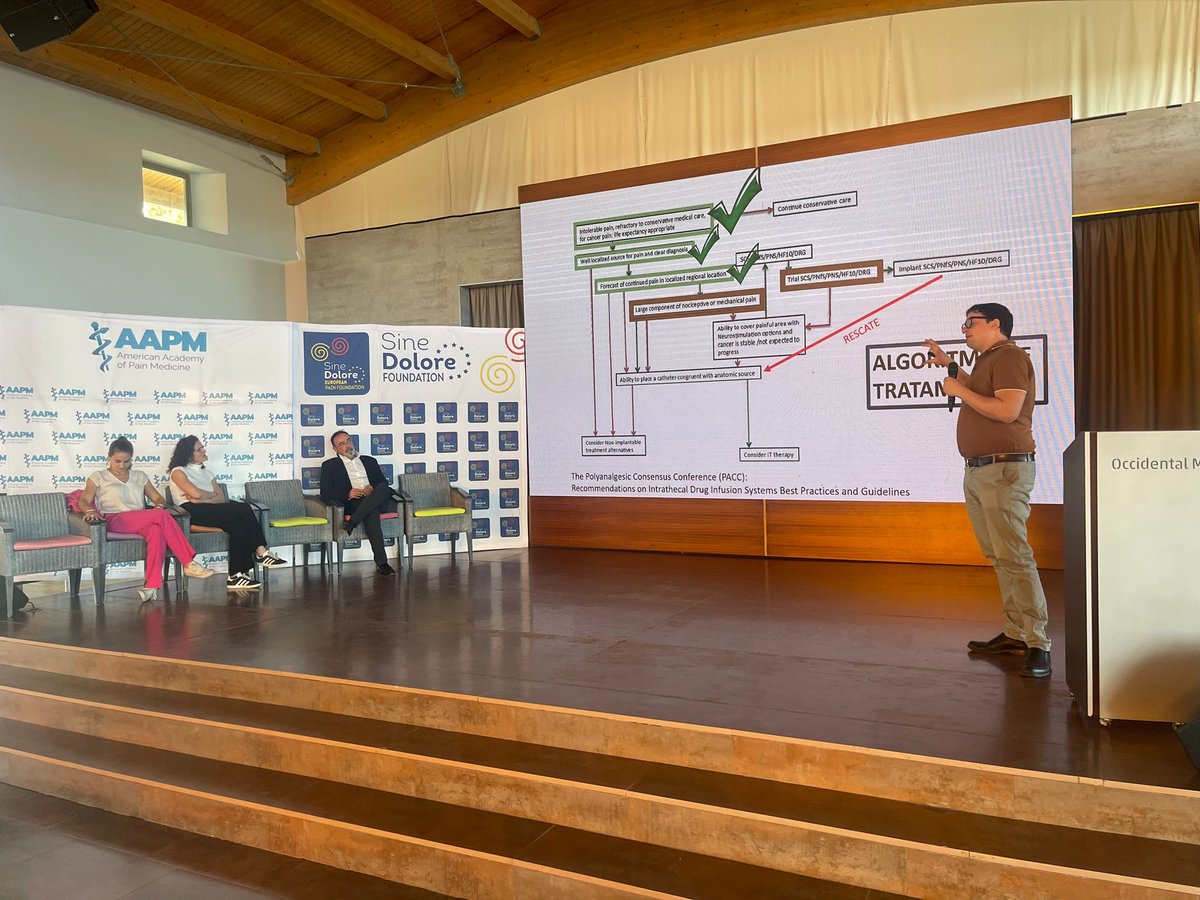 Esta semana hemos colaborado en el XVII Pain Forum, organizado por Sine Dolore European Pain Foundation, participando en la mesa redonda Actualizaciones en Neuromodulación, con las ponencias del Dr. Abejón, la Dra. Monzón, el D. Ríos y la Dra. Abad. 

¡Gracias por la invitación!